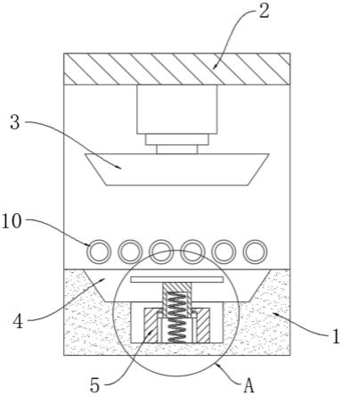 一种铝箔盒加工用冲压成型机的制作方法