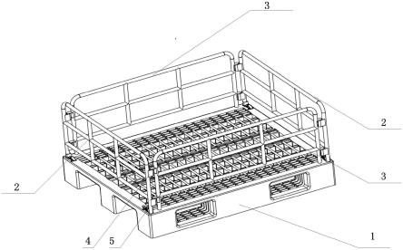一种带拆卸式围栏的托盘的制作方法