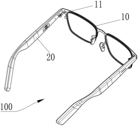 一种具有感应开关的智能眼镜的制作方法