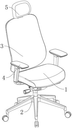 一种能调节头枕的办公椅的制作方法