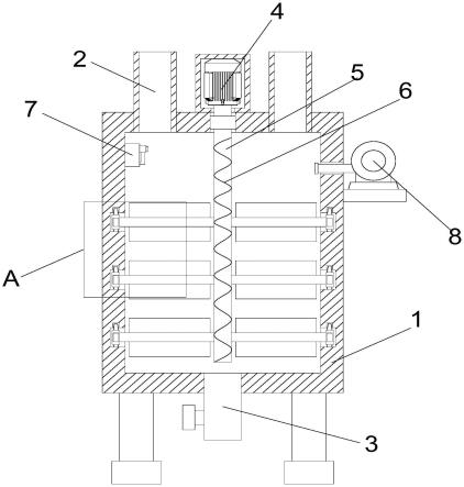 一种造纸机流浆箱内浆水均匀分布的结构的制作方法