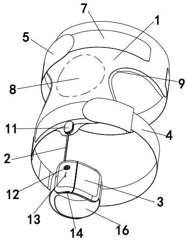 一种可内穿戴的便捷式电热护膝的制作方法