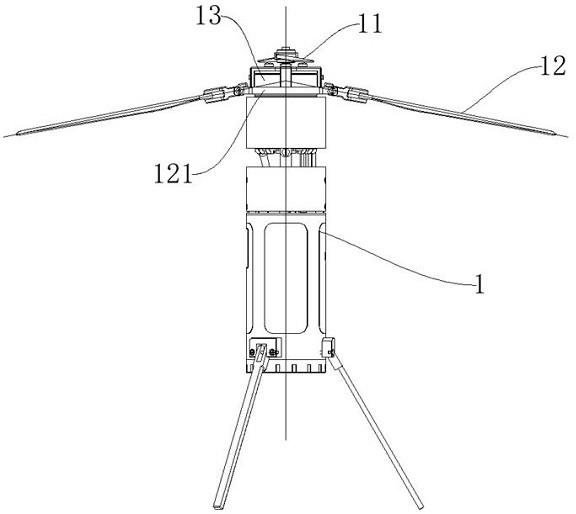 折叠式共轴双桨无人机自动起飞控制系统及控制方法与流程