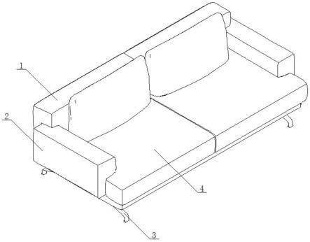 一种简易支撑式稳定型沙发的制作方法