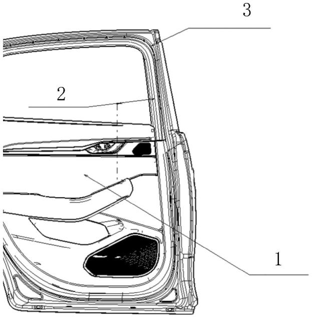 一种窗框饰条固定结构、车门及车辆的制作方法