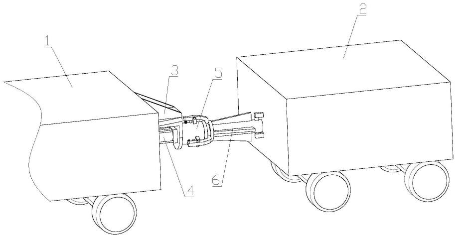 一种物流车的自动拖挂装置的制作方法