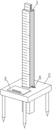 一种具有辅助支撑结构的便携式塔尺的制作方法