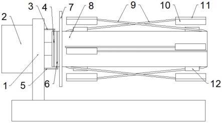 一种适用络筒机筒子内径变化的筒子固定结构的制作方法