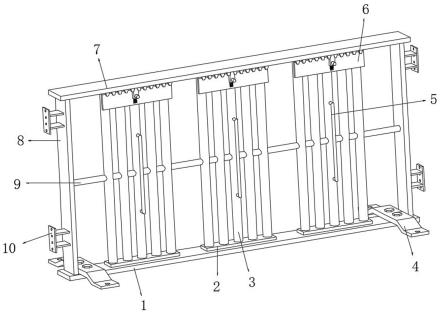 一种房建施工用防护栏的制作方法