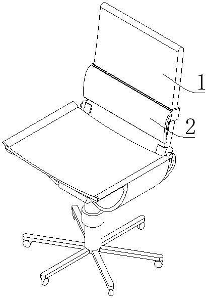 一种具有外挂式腰靠的电竞椅的制作方法