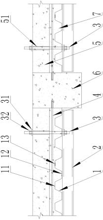 一种压型钢板加固混凝土楼板结构的制作方法