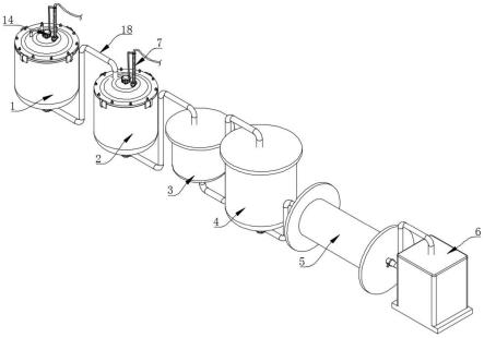 亚氨基二乙酸型螯合树脂的生产装置的制作方法
