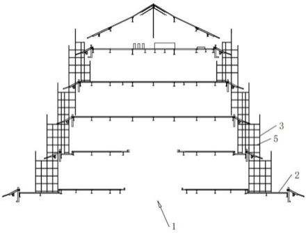 一种钢结构仿古阁楼施工方法与流程