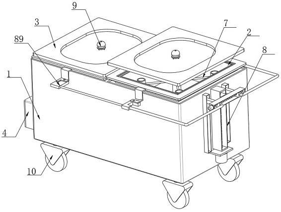 一种电加热可保障均匀受热的汤池的制作方法