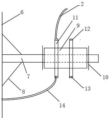 一种转炉钢包底吹管的旋转接头的制作方法