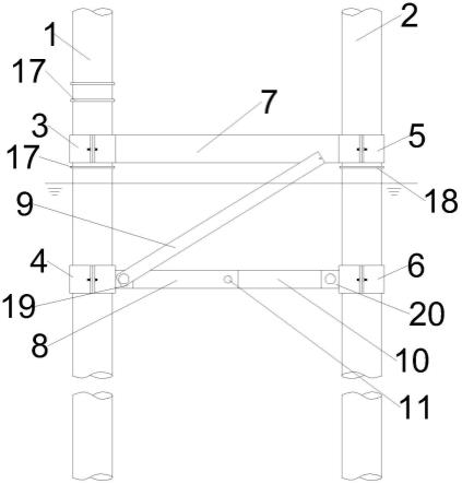 一种用于钢栈桥施工的钢管桩连接结构的制作方法