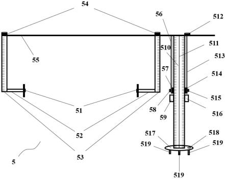 围护结构顶部位移测量装置的制作方法