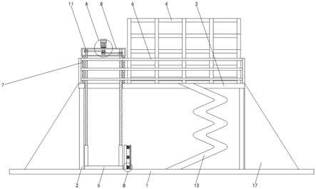 一种阁楼仓储货架的阁楼钢平台的制作方法