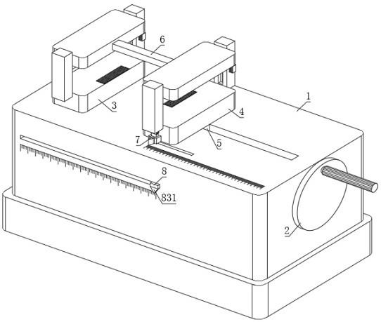 一种具有定位压夹组件的纱线弹性张力检测架的制作方法