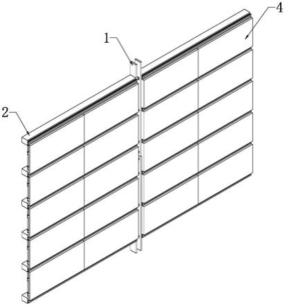 一种便捷式插接紧固型铝板幕墙结构的制作方法