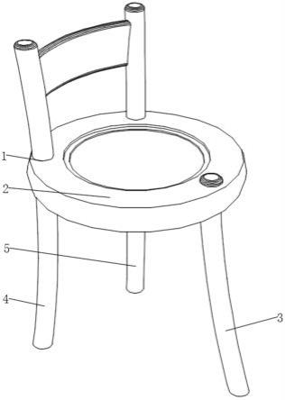木质榫卯圆椅的制作方法