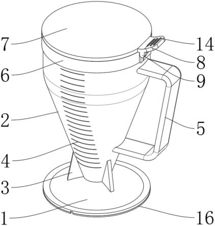 一种咯血量测量杯的制作方法