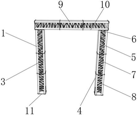 一种组合式的可移动桁架的制作方法