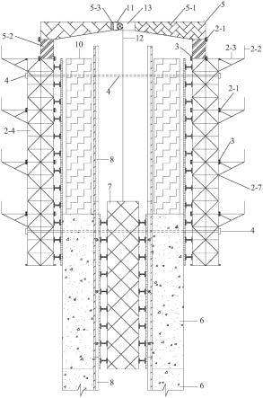 索塔装配式桁架钢模体系的制作方法