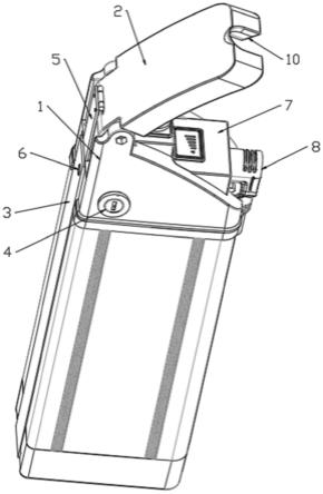 一种放电插头可灵活连接锁定的电池盒的制作方法