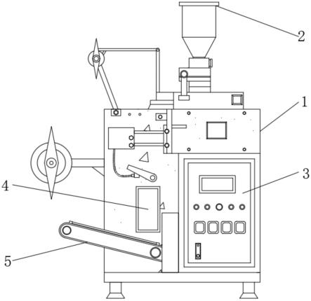 一种带有限位结构的茶叶包装机的制作方法