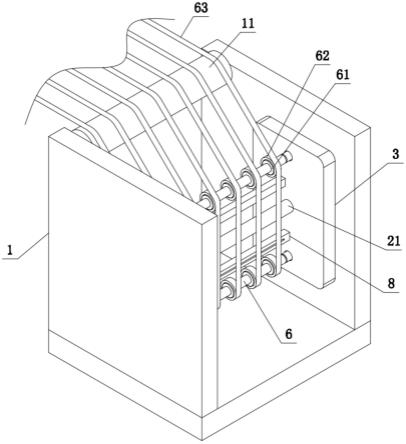 一种工业胶带生产用收卷装置的截断结构的制作方法