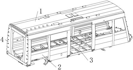 一种导轨式胶轮捷运系统车体结构的制作方法