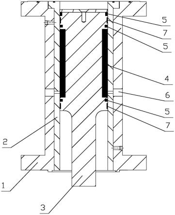 一种气体压缩机压缩缸体内柱塞组合密封结构的制作方法
