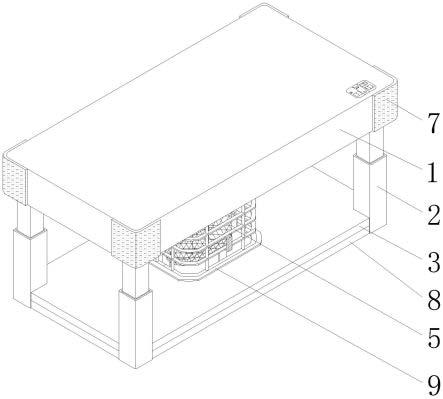 一种具有防护结构的燃气取暖桌的制作方法