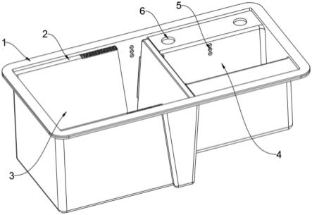 一种单槽与双槽相互切换的厨房水槽的制作方法