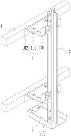 一种加装电梯导轨安装结构的制作方法