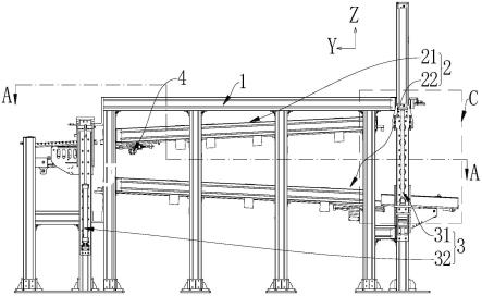 一种重力滑台上件系统及汽车生产线的制作方法