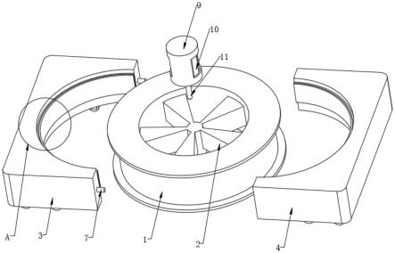 一种叉车轮辋焊接密封检测装置的制作方法