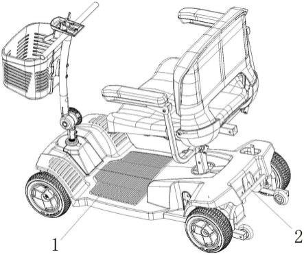 一种车身与车架可快速组装的代步车的制作方法