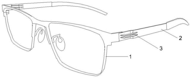 一种卡接式眼镜框架的制作方法