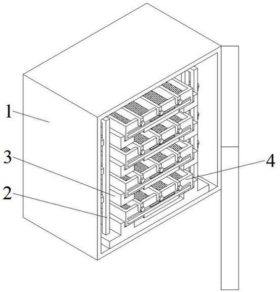 一种烘干冷藏一体机隔断结构的制作方法