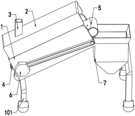 一种大米加工生产用皮带输送机的制作方法