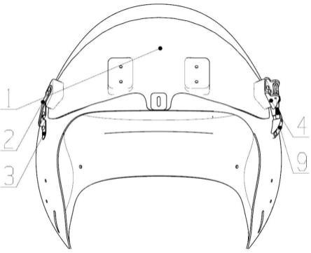 一种保护头盔外挂装置的拆换机构和方法与流程