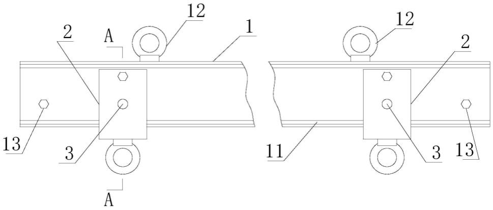 一种间距可调式横梁吊具的制作方法