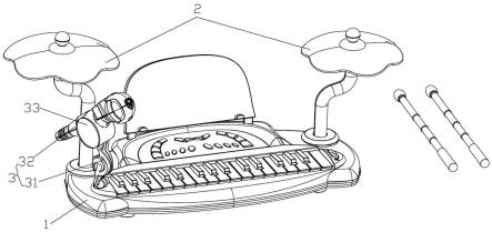 一种新型电子琴玩具的制作方法