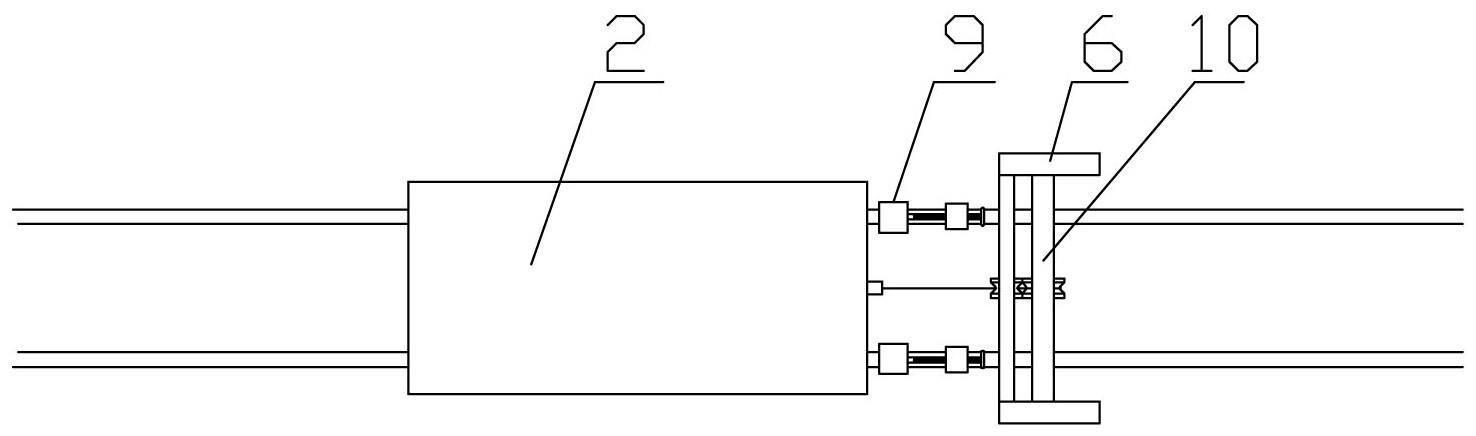 方坯火切小车原位复合精准定位装置的制作方法