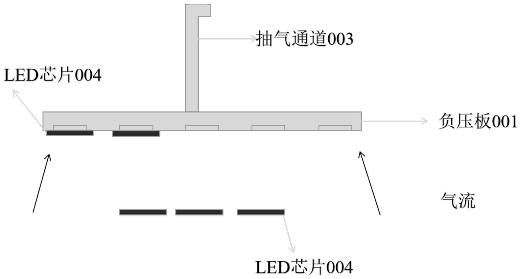 一种气压式LED芯片巨量转移的方法与流程