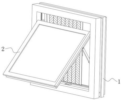 一种具有自动闭合结构的节能保温隔热铝合金门窗的制作方法