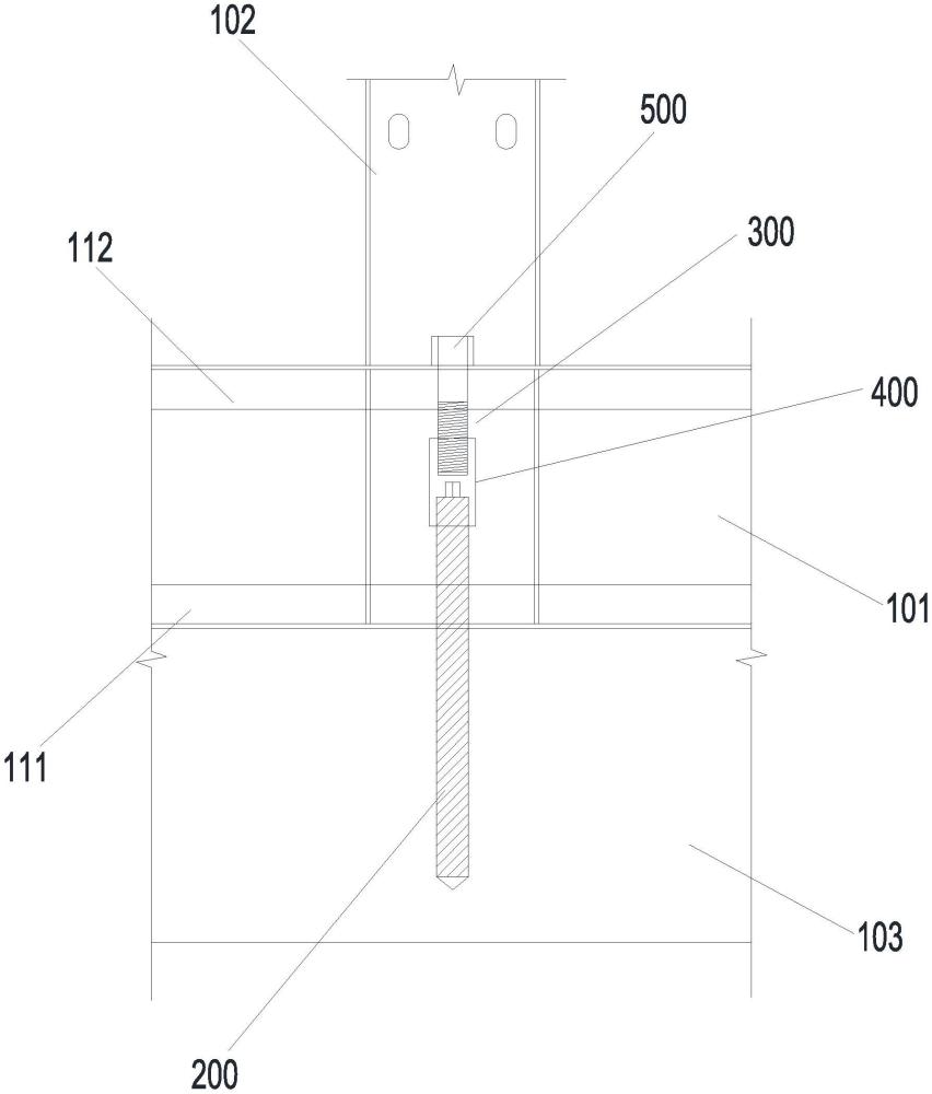 一种连接结构及冷弯型钢模块建筑的制作方法