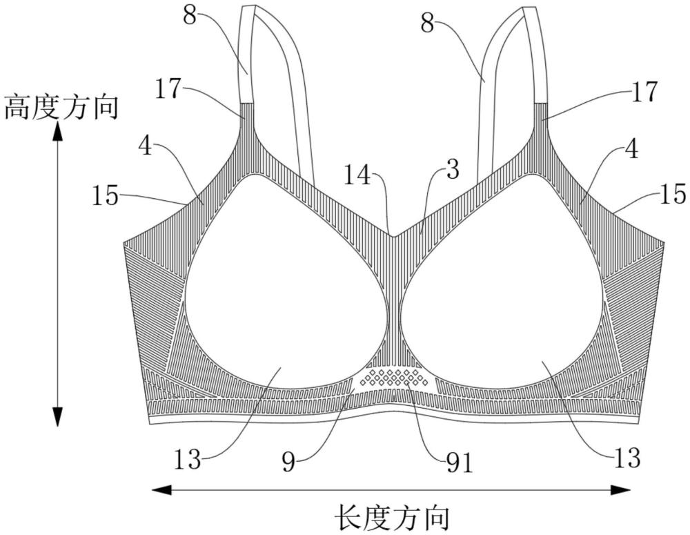 一种具有高弹透气贴片结构的文胸的制作方法